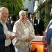 From left ro right: Professor Servass Van der Berg (South Africa), Professor Aletta Grisay (Belgium), and Professor Neville T. Postlethwaite (U.K.) during a coffee break. 